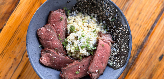 Ribeye con Esquite Trufado